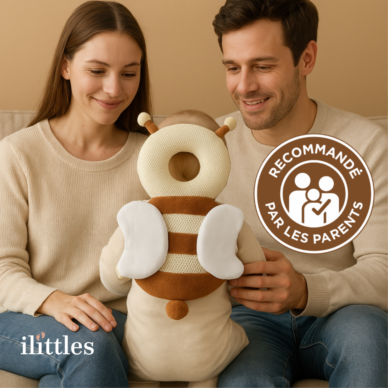 protection dos et tete de bébé